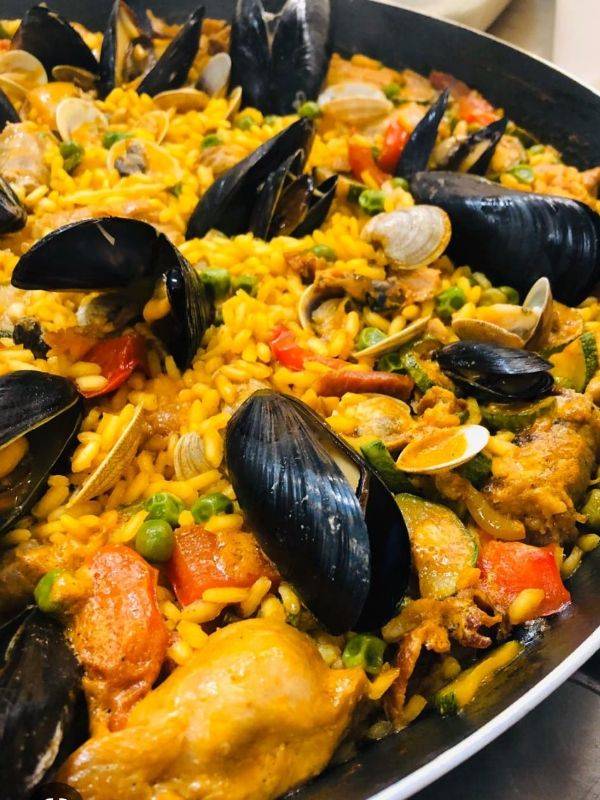 Paella pesce